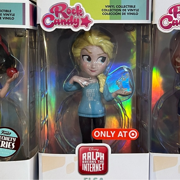 DISNEY FUNKO Rock Candy figures Snow White, Mulan, Elsa, Anna new in boxes - Picture 8 of 8